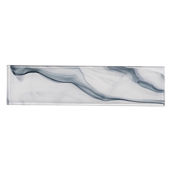 Andova Tiles SAMPLE-3.13 in. x 12.06 in. Straight Edge Glass Marble LookSubway Wall & Floor Tile SAM-ANDBAR866 - main